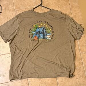 If the stars were made to worship Love in Faith graphic Tee 3X Short Sleeve